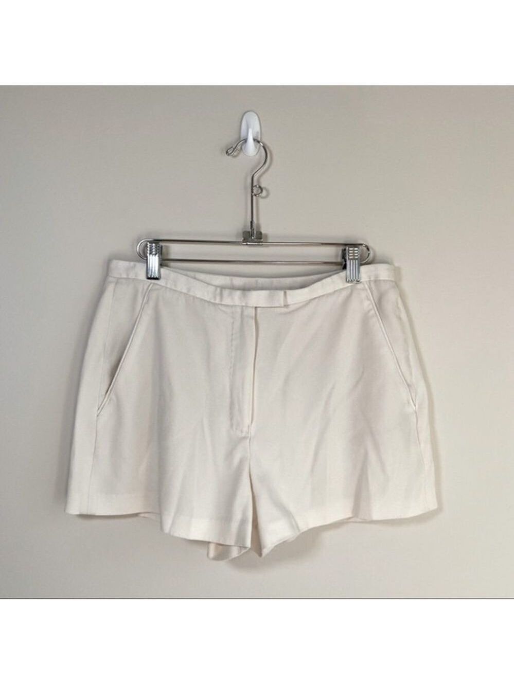 Babaton Wegner High Rise Shorts Cream White Size 8
